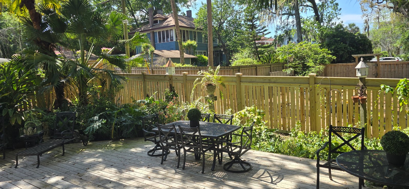 Vinyl fence installation